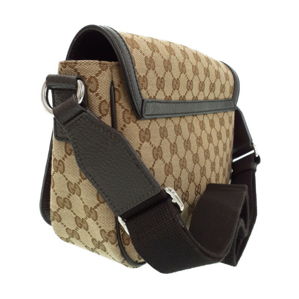 Gucci Messenger half moon GG Canvas Brown hobo bag Bag
